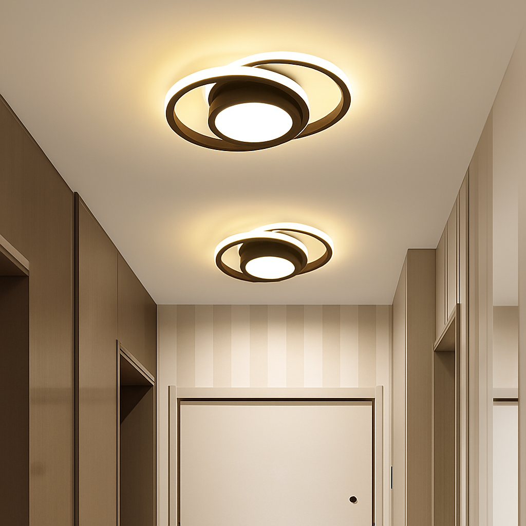 Plafonnier led design moderne pour décoration intérieure Zélie Lisière - Présence Moderne & Harmonie Intérieure