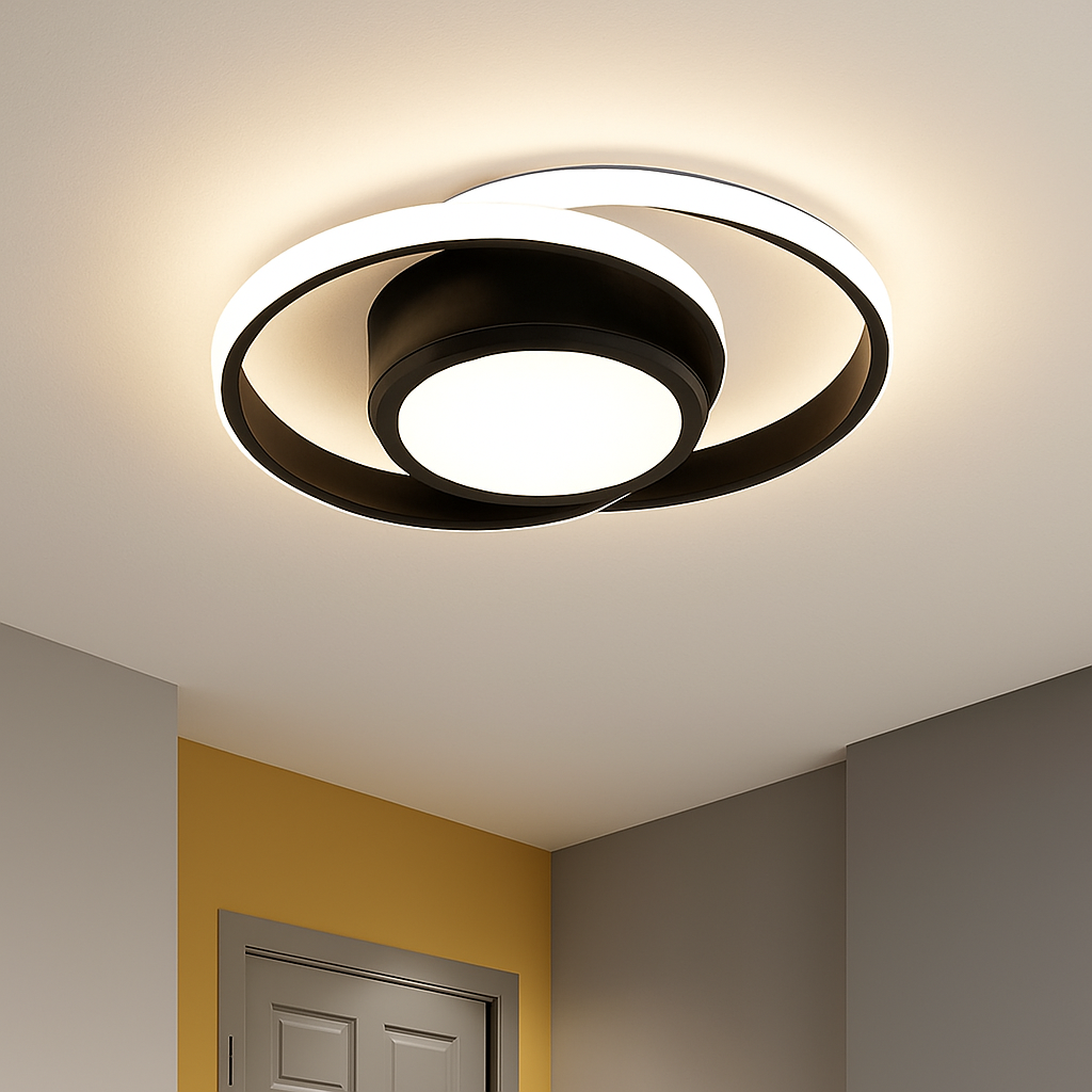 Plafonnier led design moderne pour décoration intérieure Zélie Lisière - Présence Moderne & Harmonie Intérieure