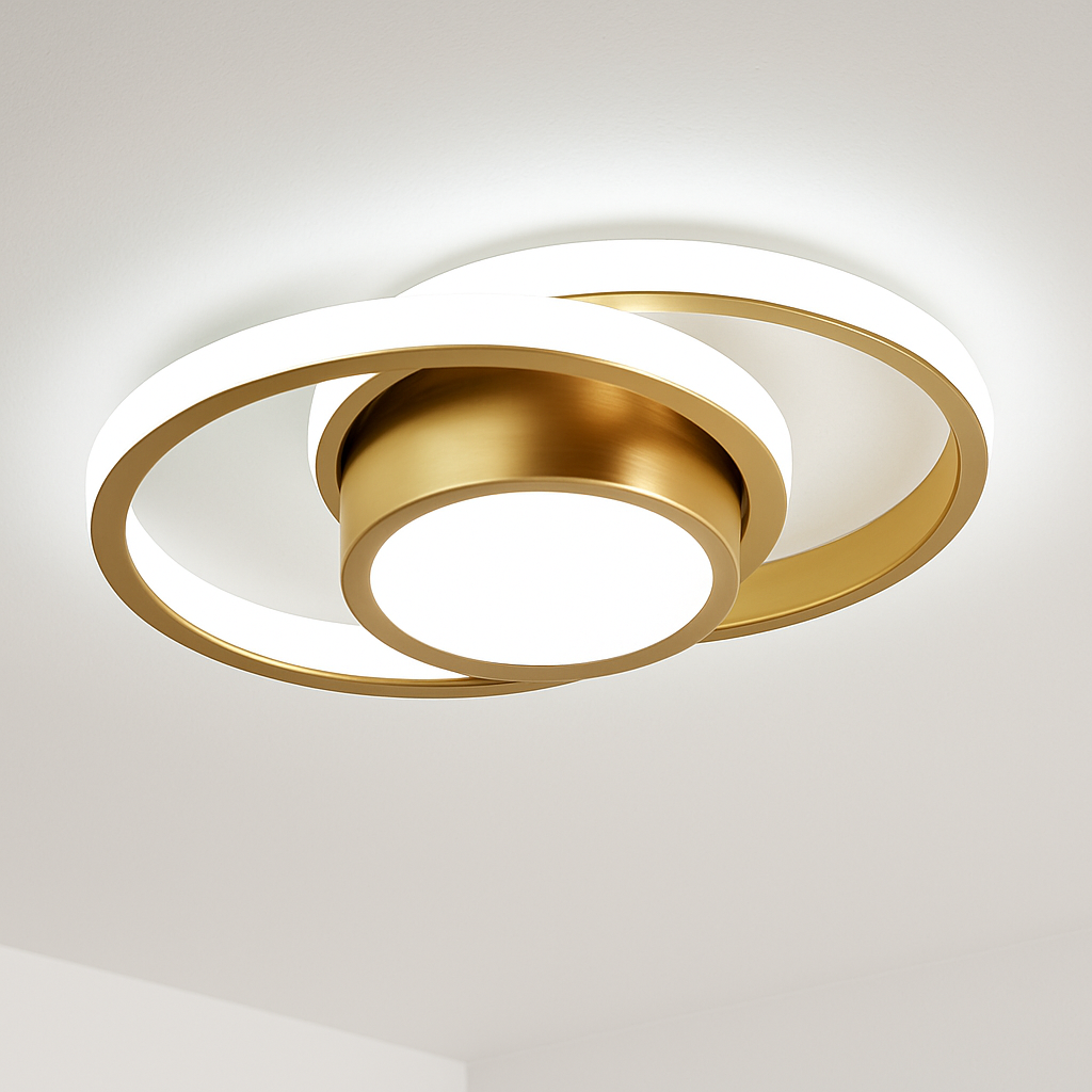 Plafonnier led design moderne pour décoration intérieure Zélie Lisière - Présence Moderne & Harmonie Intérieure