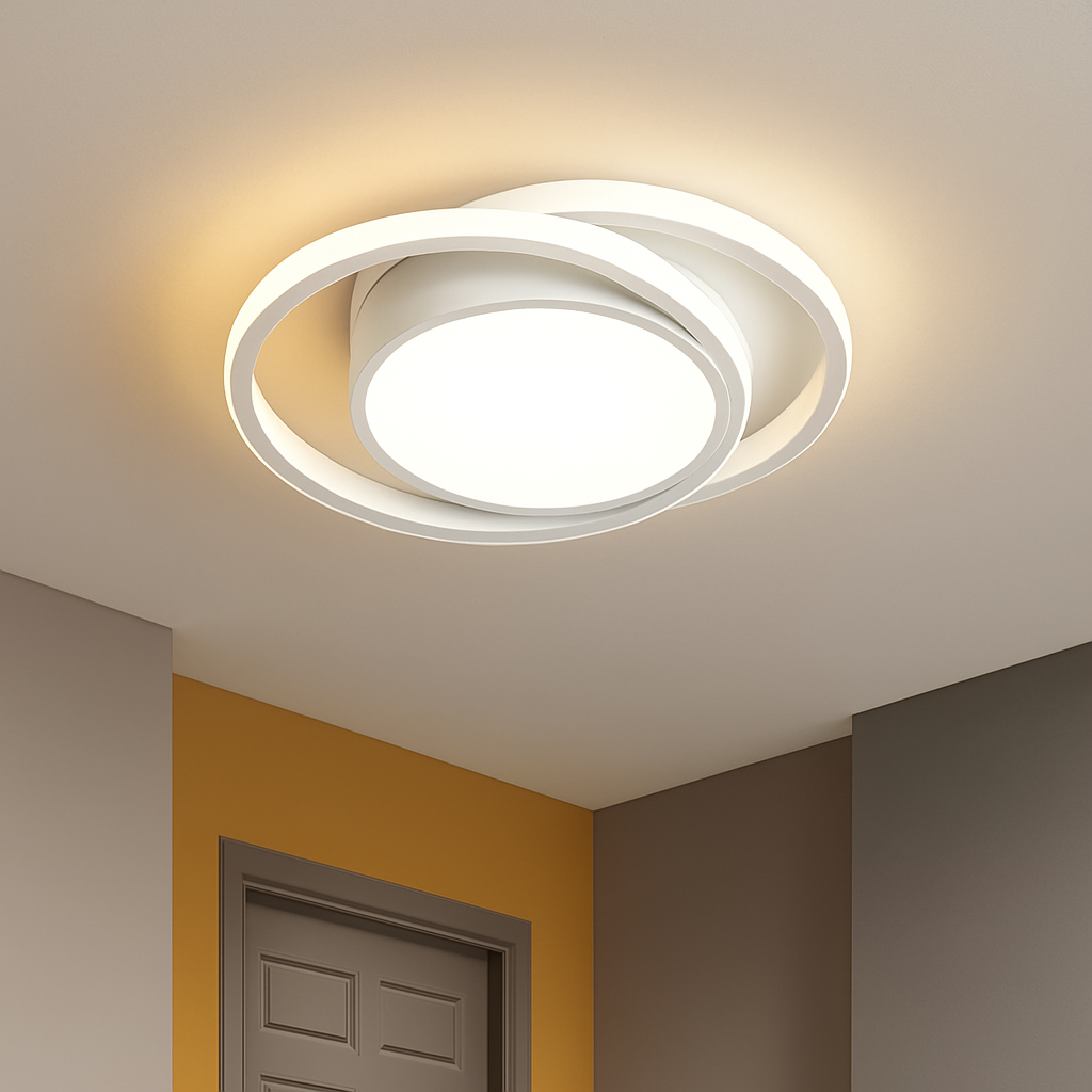 Plafonnier led design moderne pour décoration intérieure Zélie Lisière - Présence Moderne & Harmonie Intérieure