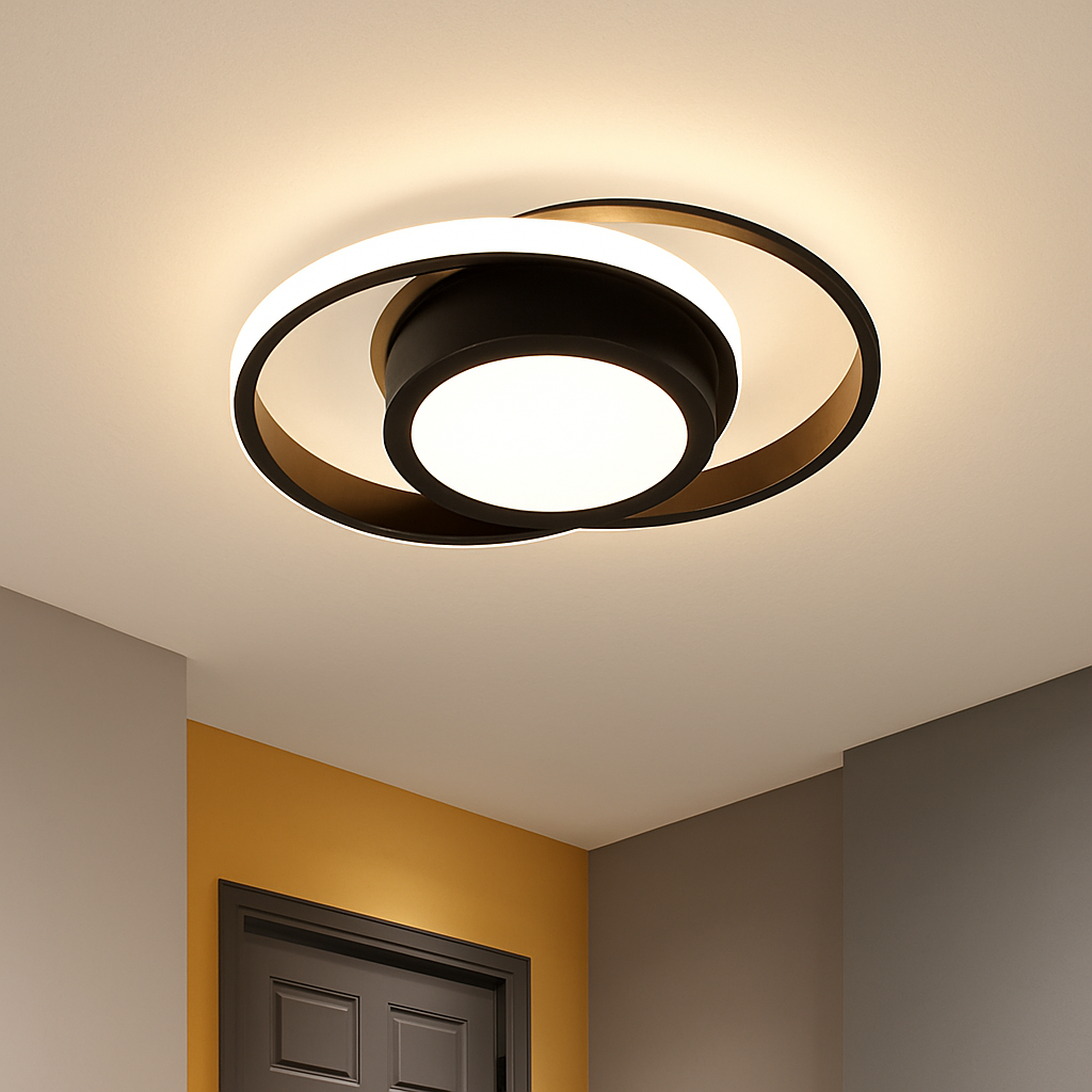 Plafonnier led design moderne pour décoration intérieure Zélie Lisière - Présence Moderne & Harmonie Intérieure