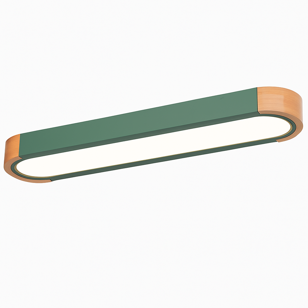 Plafonnier — LED dimmable en bois pour divers espaces