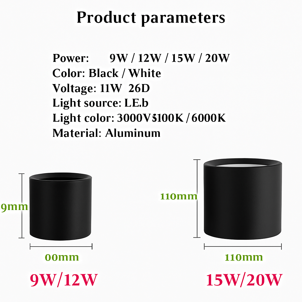 Plafonnier led dimmable spot lumière vers le bas décoration Paloma Belvédère en Aluminium - Simplicité & Caractère au Quotidien
