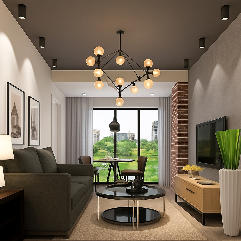 Plafonnier led dimmable spot lumière vers le bas décoration Paloma Belvédère en Aluminium - Simplicité & Caractère au Quotidien