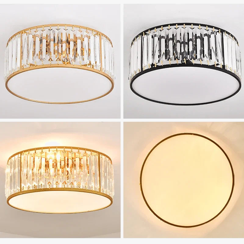 Plafonnier led en cristal décoration intérieure moderne pour votre espace Eugène Poème - Jeux de Reflets & Présence Raffinée
