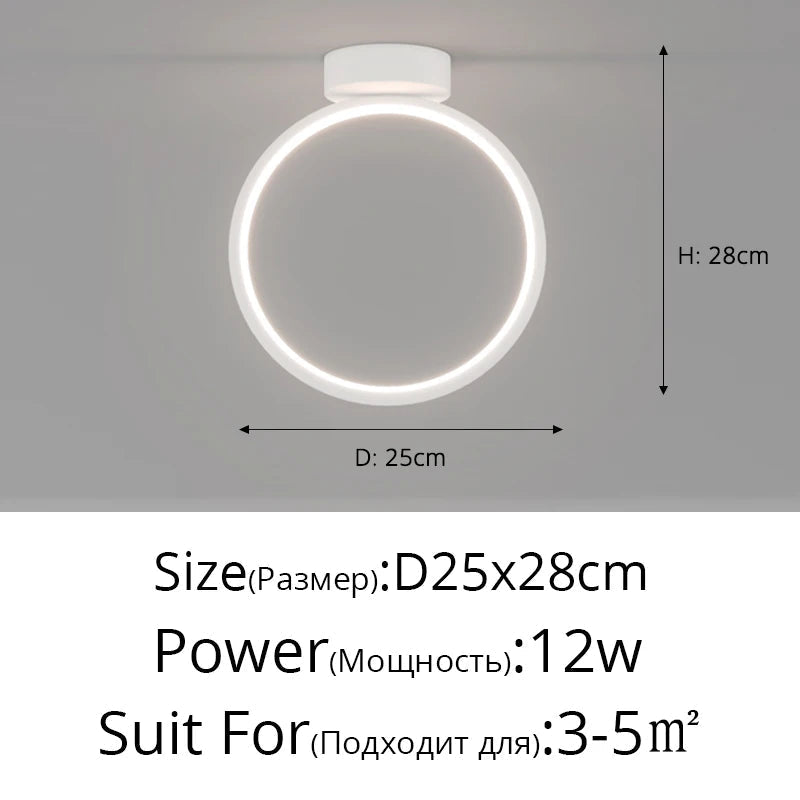 Plafonnier — LED encastré moderne étoile allée salon entrée