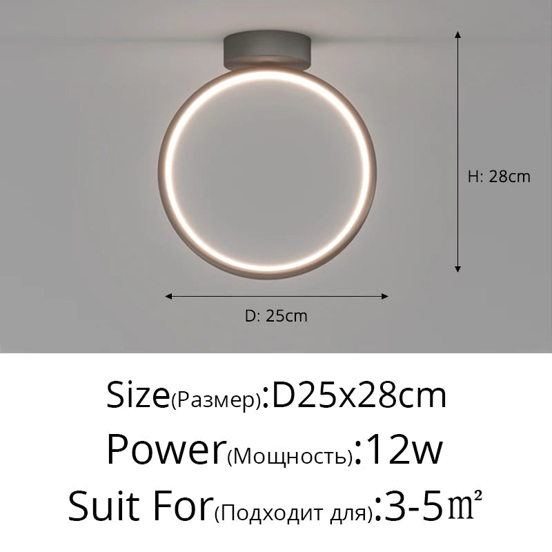 Plafonnier — LED encastré moderne étoile allée salon entrée