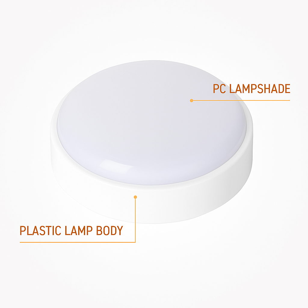 Plafonnier — LED extérieur moderne étanche rond montage en surface