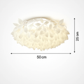 Plafonnier — LED fleur romantique avec télécommande gradation pvc