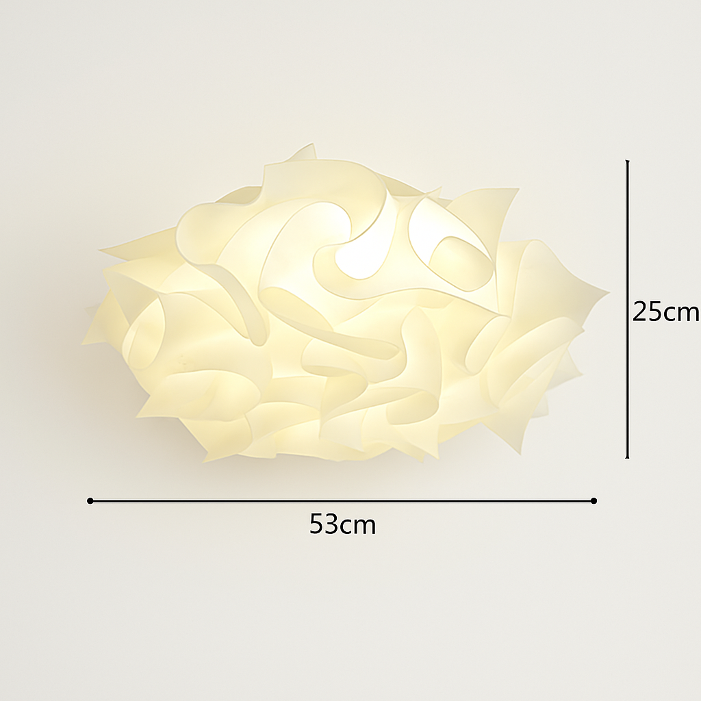 Plafonnier — LED fleur romantique avec télécommande gradation pvc