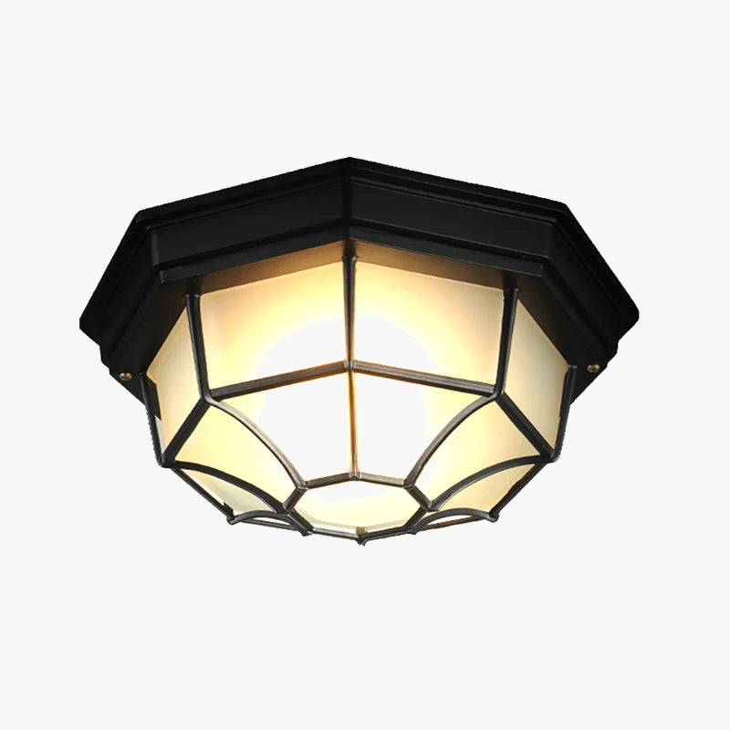Plafonnier — LED imperméable extérieur design rétro moderne et simple