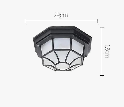 Plafonnier — LED imperméable extérieur design rétro moderne et simple