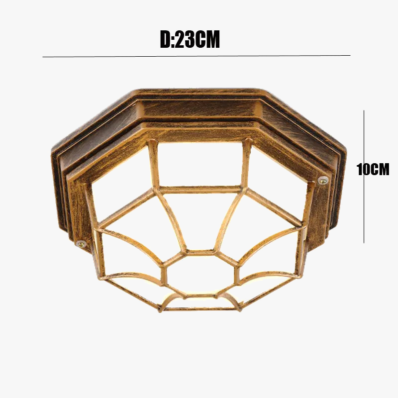 Plafonnier — LED imperméable extérieur design rétro moderne et simple