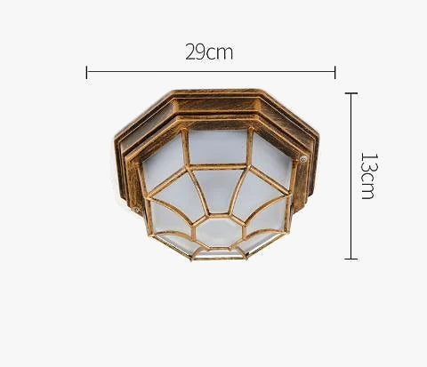 Plafonnier — LED imperméable extérieur design rétro moderne et simple