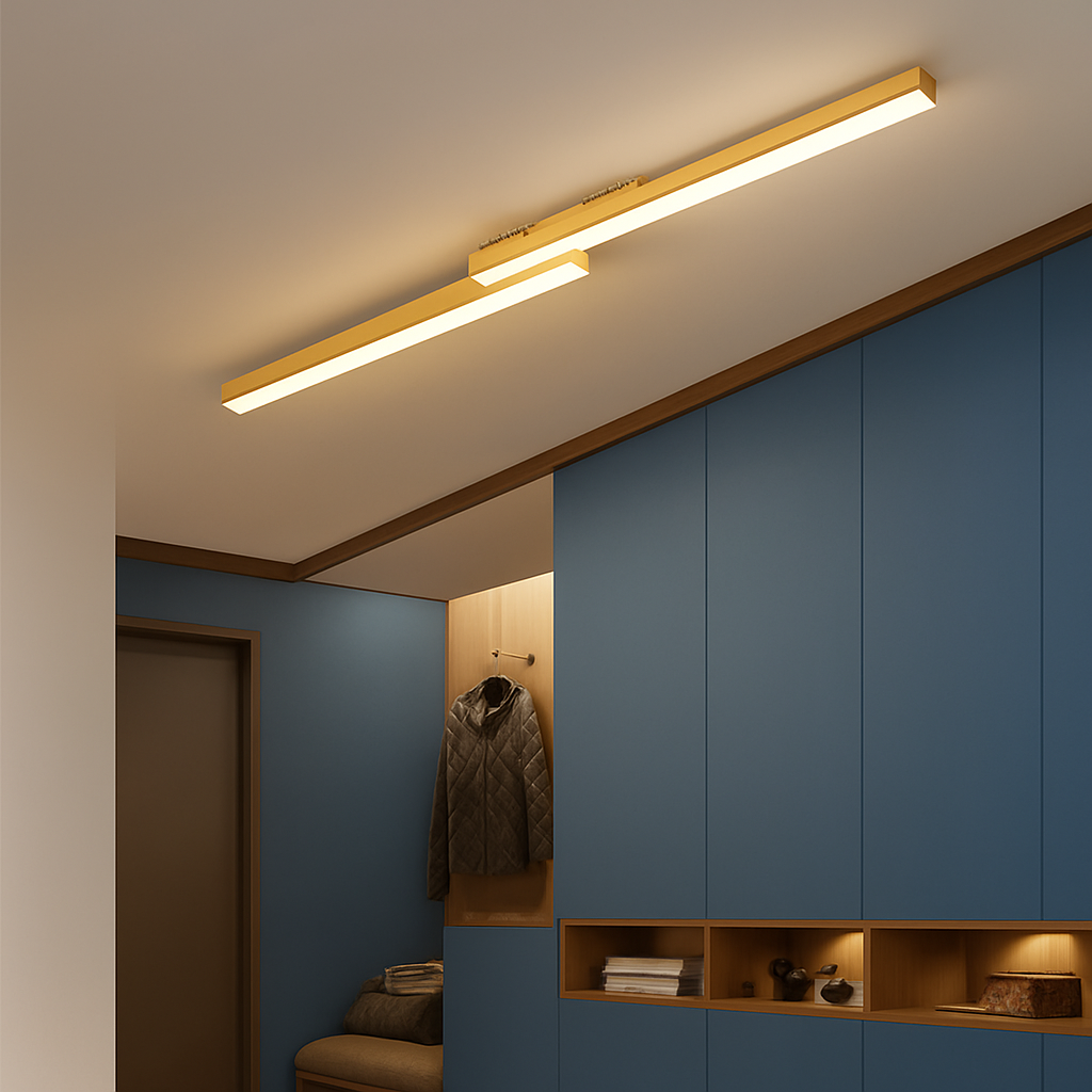 Plafonnier led intérieur nordique maison moderne Jules Élan - Une Présence Sobre et Élégante
