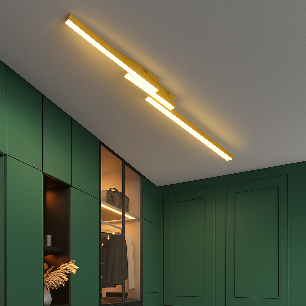 Plafonnier led intérieur nordique maison moderne Jules Élan - Une Présence Sobre et Élégante
