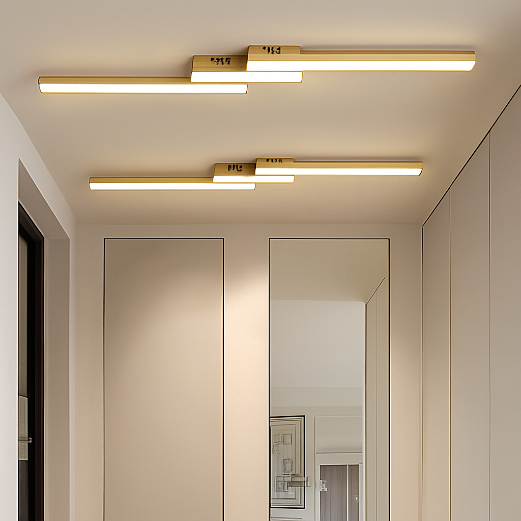 Plafonnier led intérieur nordique maison moderne Jules Élan - Une Présence Sobre et Élégante
