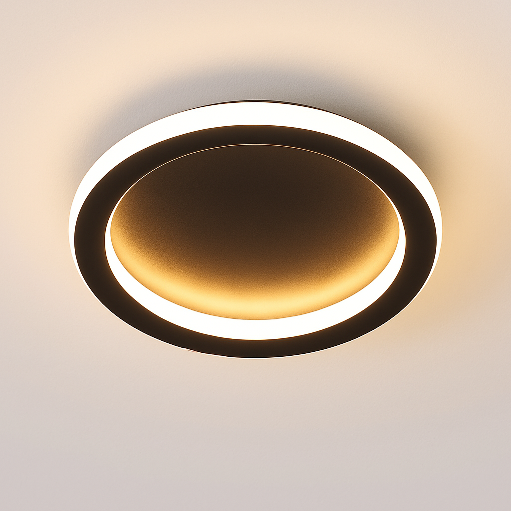 Plafonnier led intelligent avec capteur de mouvement pir Théotime Aubade en Aluminium - Caractère & Élégance dans le Décor