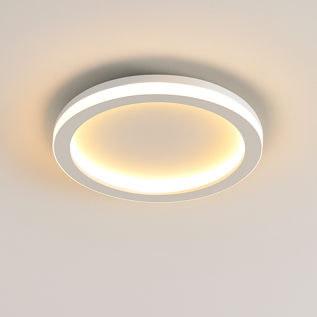 Plafonnier led intelligent avec capteur de mouvement pir Théotime Aubade en Aluminium - Caractère & Élégance dans le Décor