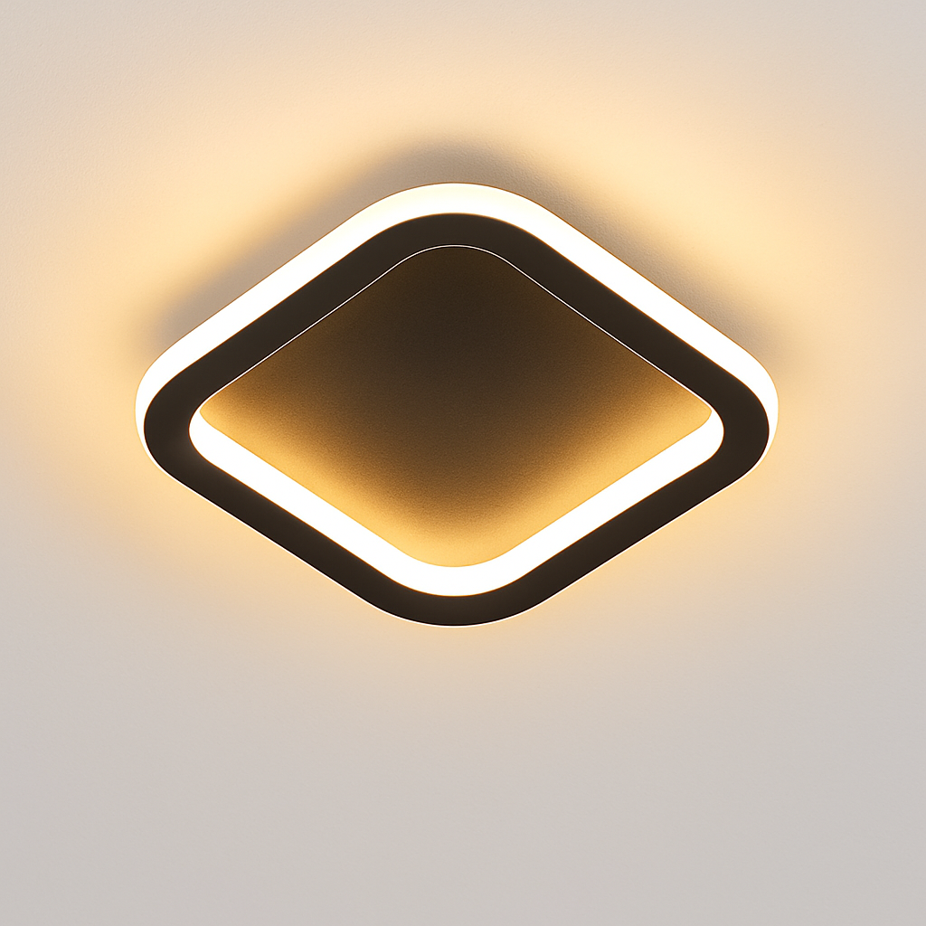 Plafonnier led intelligent avec capteur de mouvement pir Théotime Aubade en Aluminium - Caractère & Élégance dans le Décor
