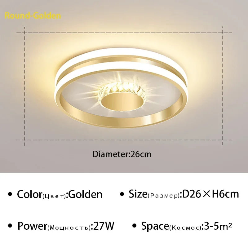 Plafonnier led luxueux pour intérieur moderne et lumineux Lucille Alizé en Cristal - Éclat du Cristal & Décor Singulier