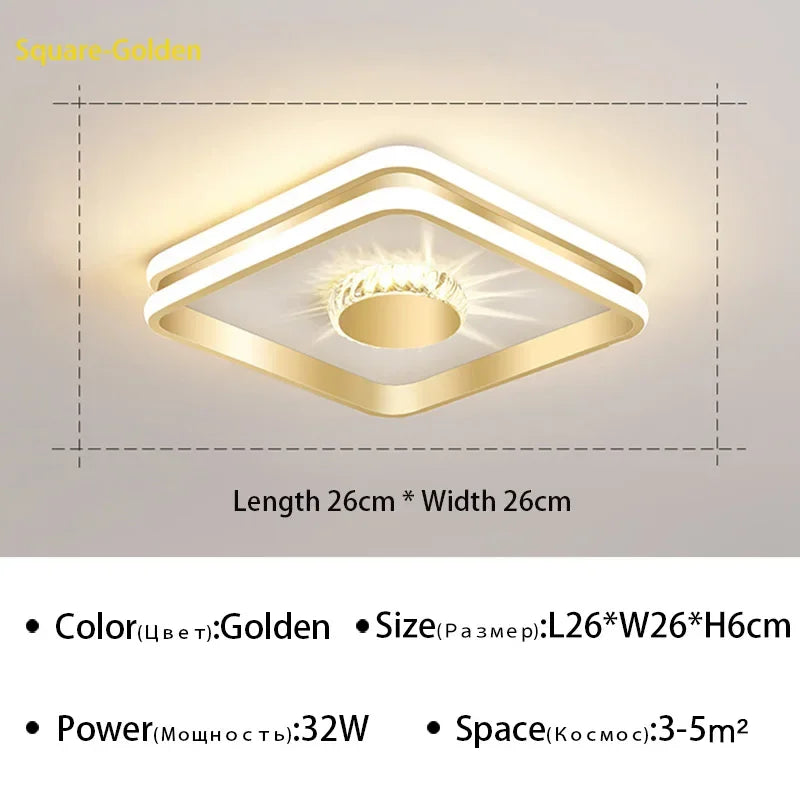 Plafonnier led luxueux pour intérieur moderne et lumineux Lucille Alizé en Cristal - Éclat du Cristal & Décor Singulier