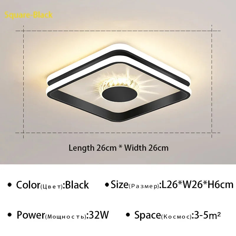 Plafonnier led luxueux pour intérieur moderne et lumineux Lucille Alizé en Cristal - Éclat du Cristal & Décor Singulier