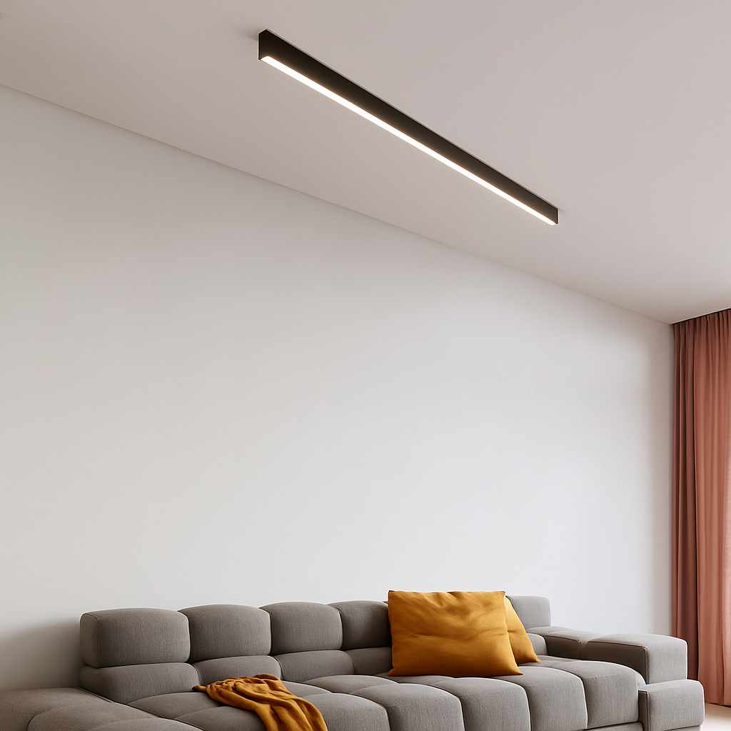 Plafonnier led minimaliste ajustable en aluminium Valérian Pulsation - Lignes Épurées & Atmosphère Sereine