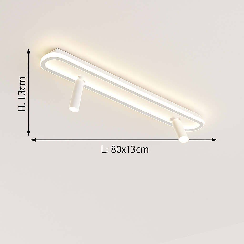Plafonnier — LED minimaliste art déco pour éclairage intérieur hôtel maison