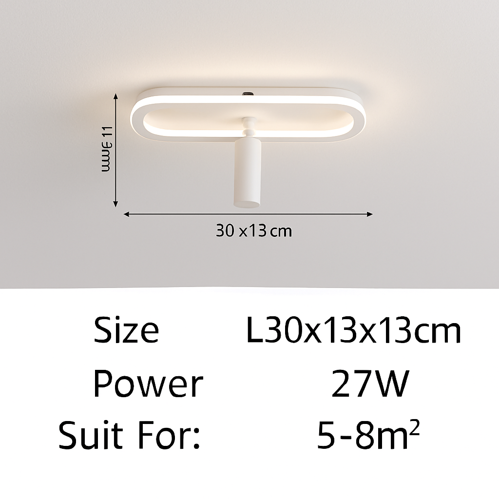 Plafonnier — LED minimaliste art déco pour éclairage intérieur hôtel maison