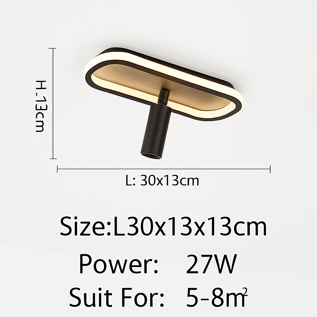 Plafonnier — LED minimaliste art déco pour éclairage intérieur hôtel maison