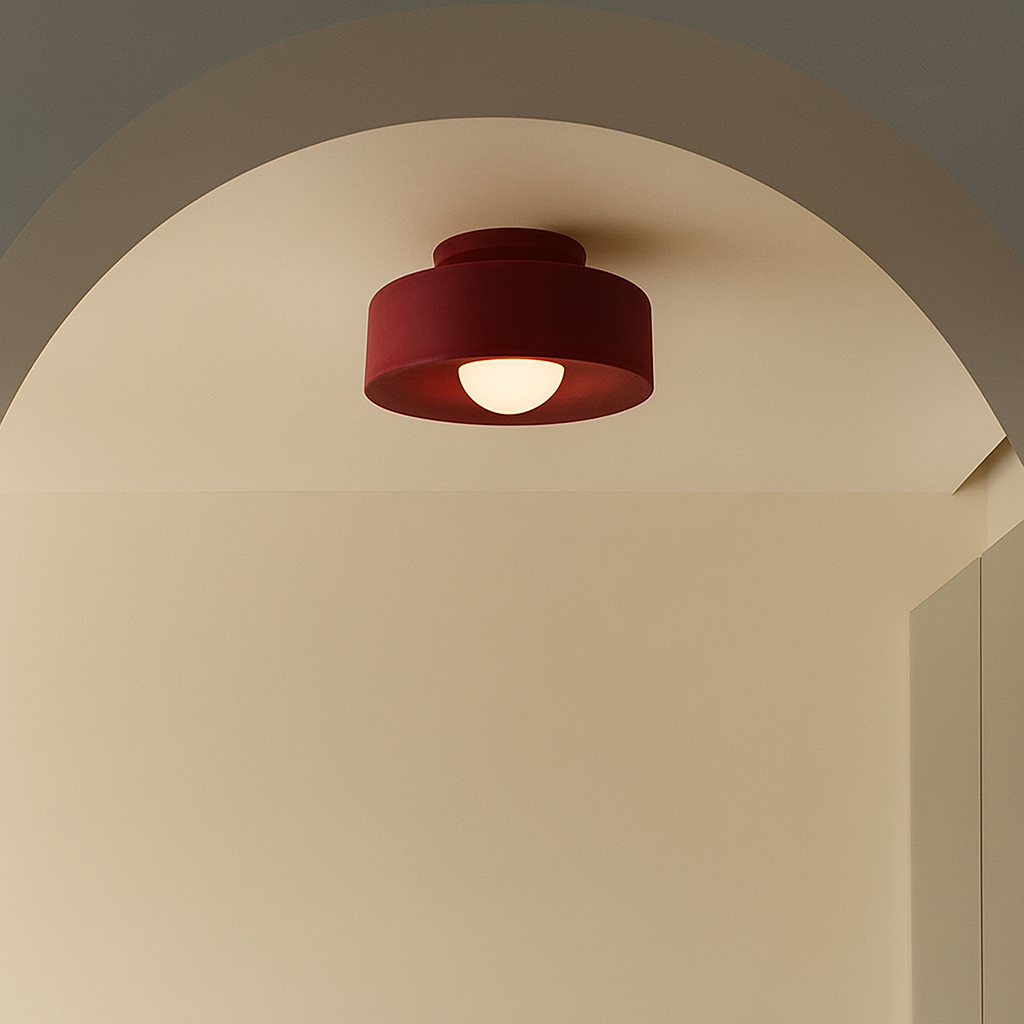 Plafonnier led minimaliste design pour intérieur moderne élégant Élise Reflet - Lignes Épurées & Atmosphère Sereine
