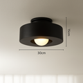 Plafonnier led minimaliste design pour intérieur moderne élégant Élise Reflet - Lignes Épurées & Atmosphère Sereine