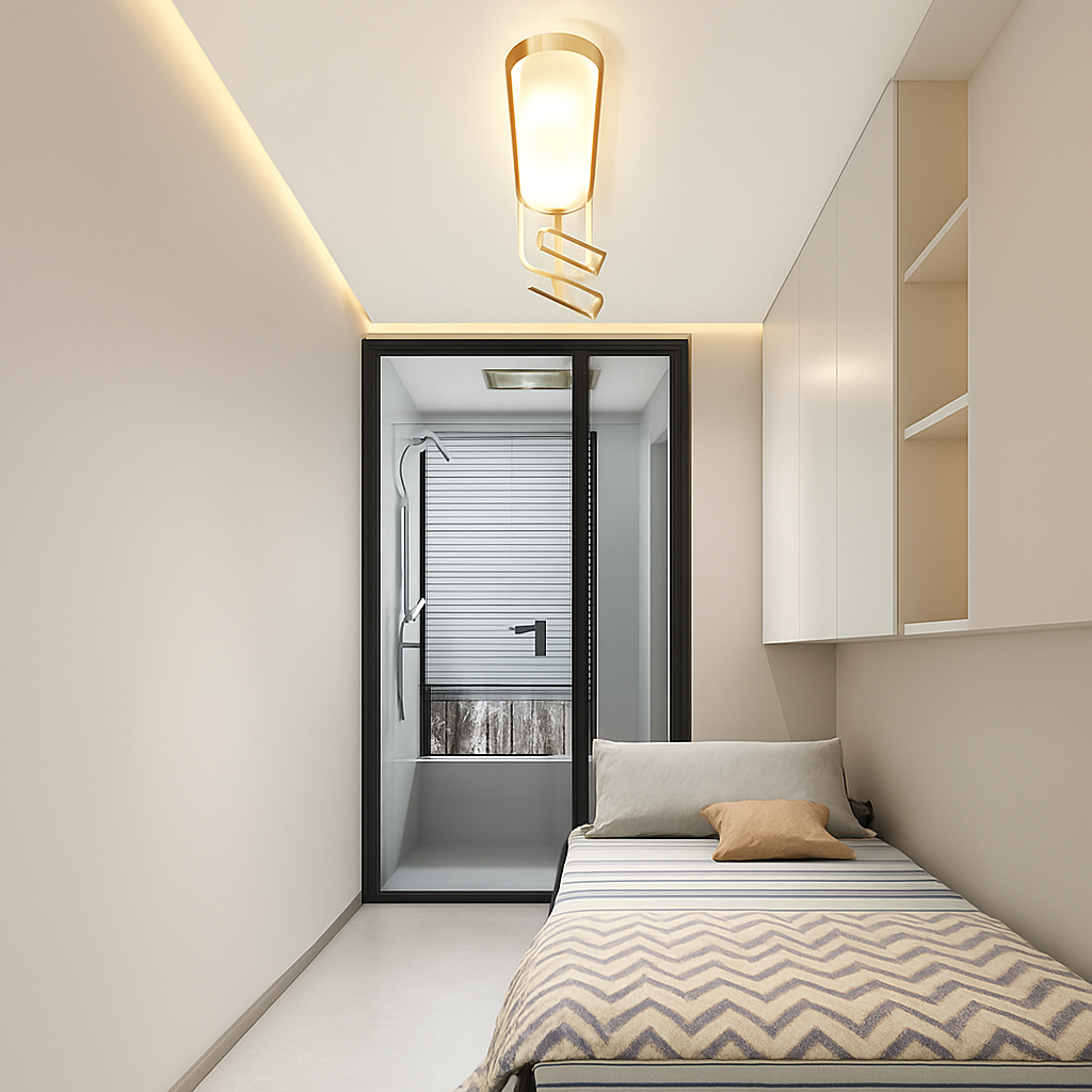 Plafonnier led moderne avec projecteur pour décoration intérieure Perrine Aquarelle - Esprit Contemporain & Décor Élégant