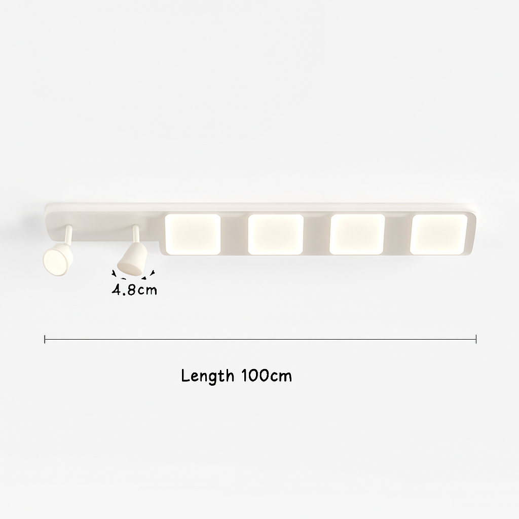 Plafonnier led moderne avec projecteur pour intérieur décoratif Cléa Concerto - Une Note Actuelle dans le Décor