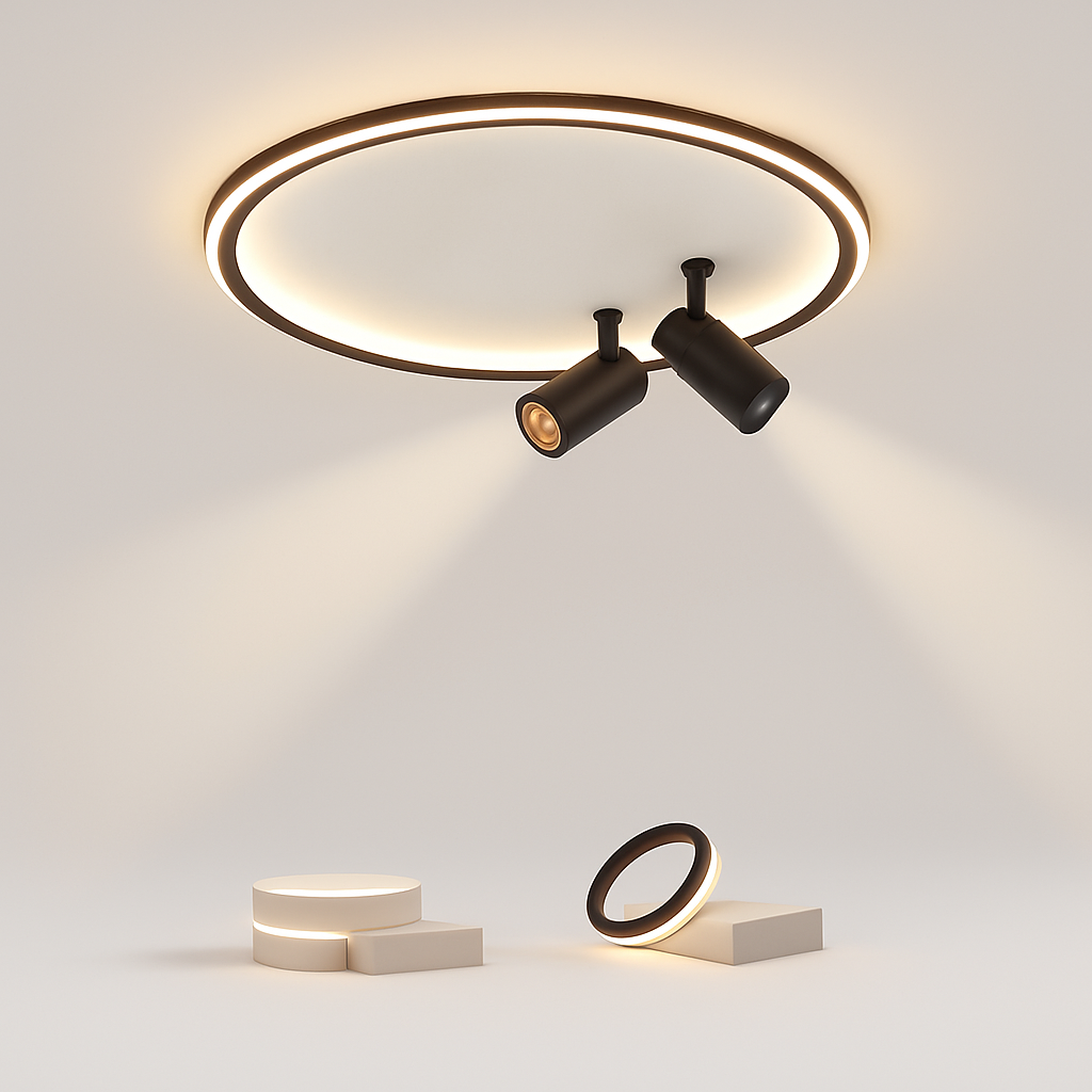 Plafonnier led moderne design pour décoration intérieure élégante Fanny Éveil - Esprit Contemporain & Décor Élégant