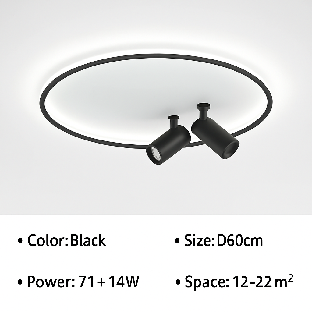 Plafonnier led moderne design pour décoration intérieure élégante Fanny Éveil - Esprit Contemporain & Décor Élégant
