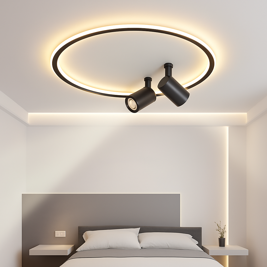 Plafonnier led moderne design pour décoration intérieure élégante Fanny Éveil - Esprit Contemporain & Décor Élégant