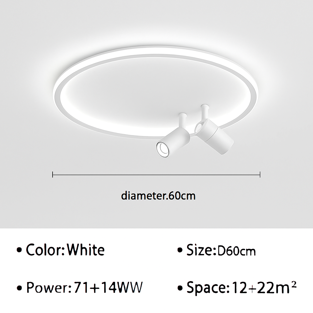 Plafonnier led moderne design pour décoration intérieure élégante Fanny Éveil - Esprit Contemporain & Décor Élégant