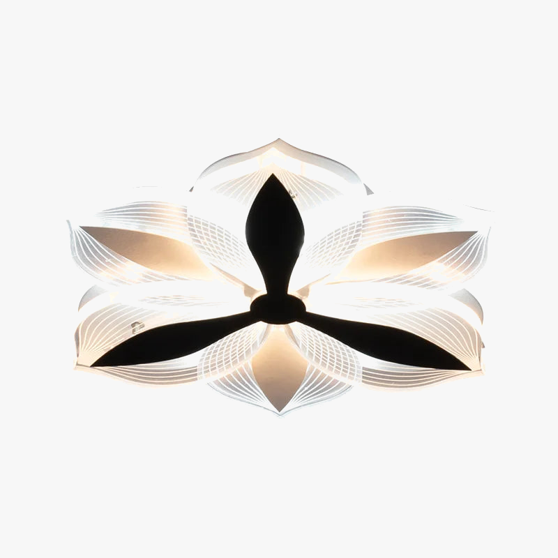 Plafonnier led moderne en acrylique pour décoration intérieure Ninon Confluence - Une Note Actuelle dans le Décor