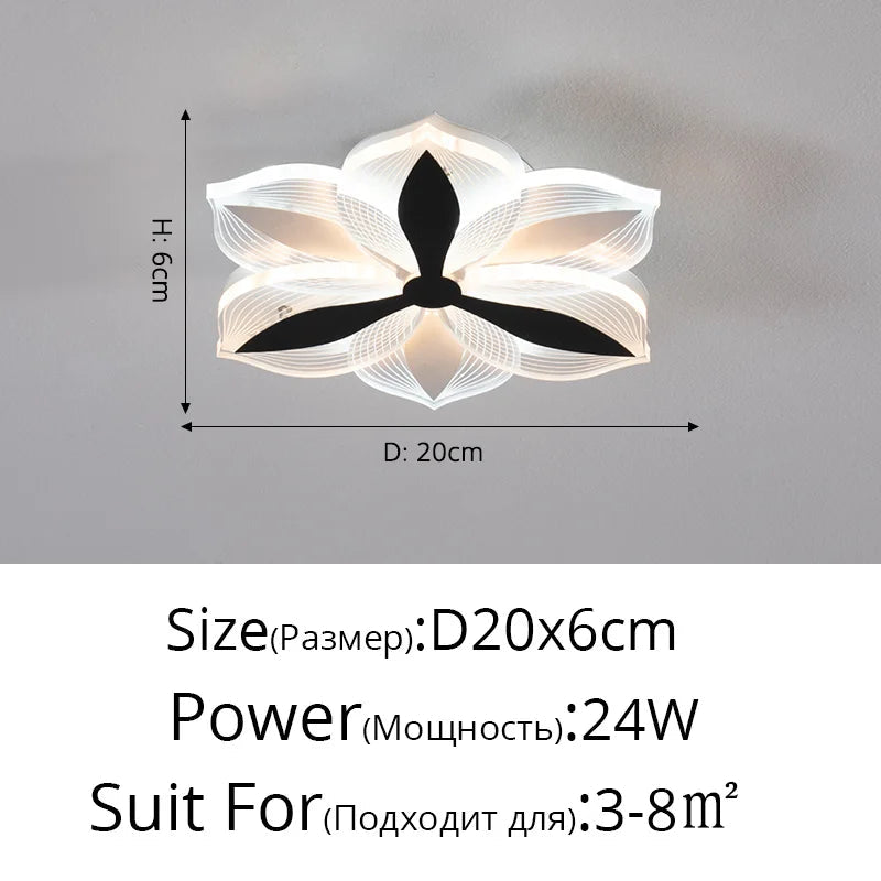 Plafonnier led moderne en acrylique pour décoration intérieure Ninon Confluence - Une Note Actuelle dans le Décor