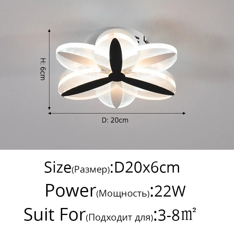Plafonnier led moderne en acrylique pour décoration intérieure Ninon Confluence - Une Note Actuelle dans le Décor