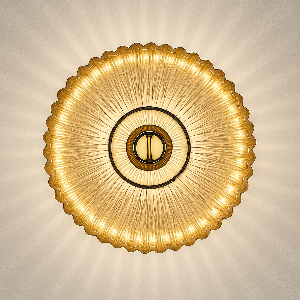 Plafonnier led moderne en verre de luxe pour décoration simple Paul Horizon - Une Présence de Verre Élégante