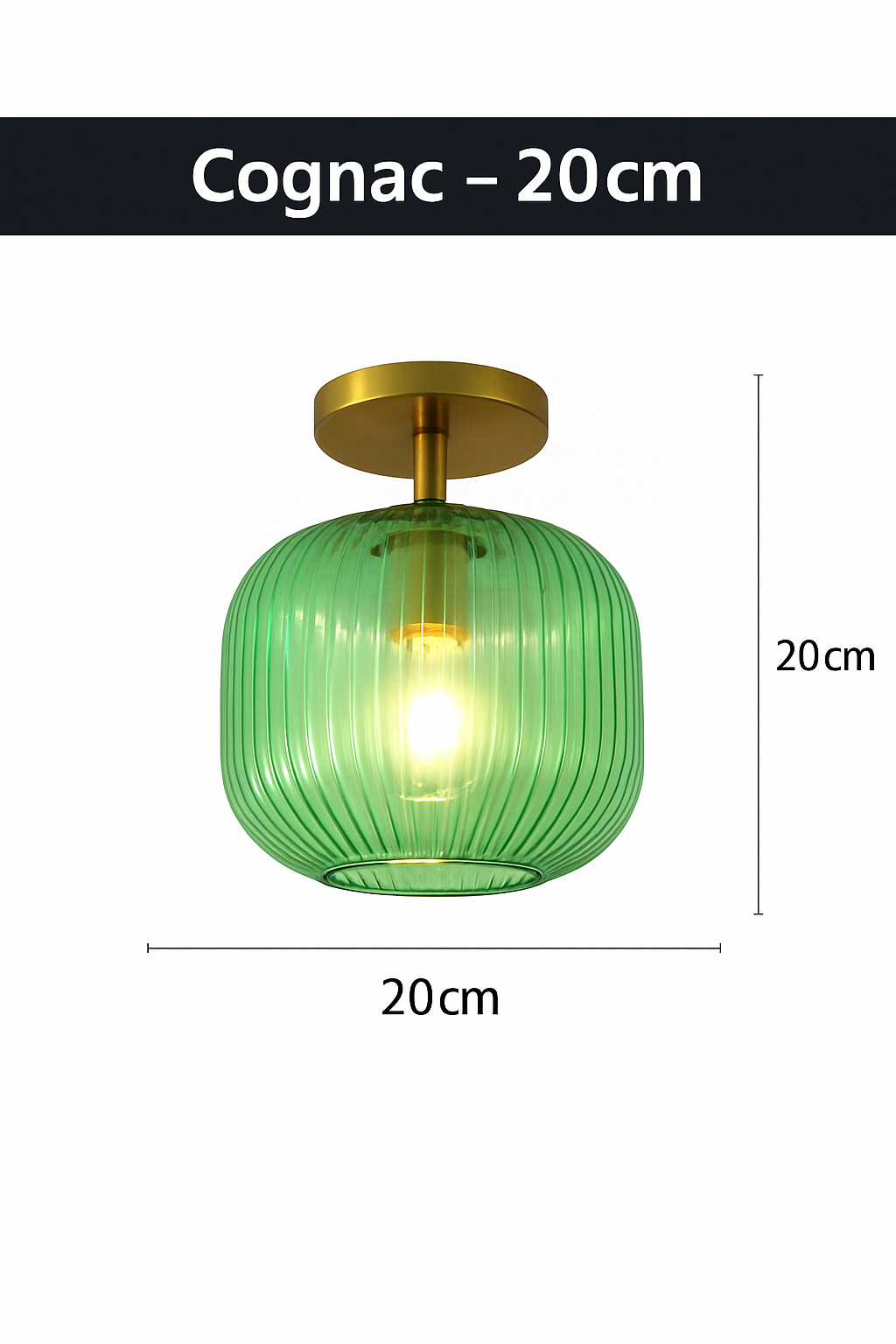 Plafonnier led moderne en verre de luxe pour décoration simple Paul Horizon - Une Présence de Verre Élégante