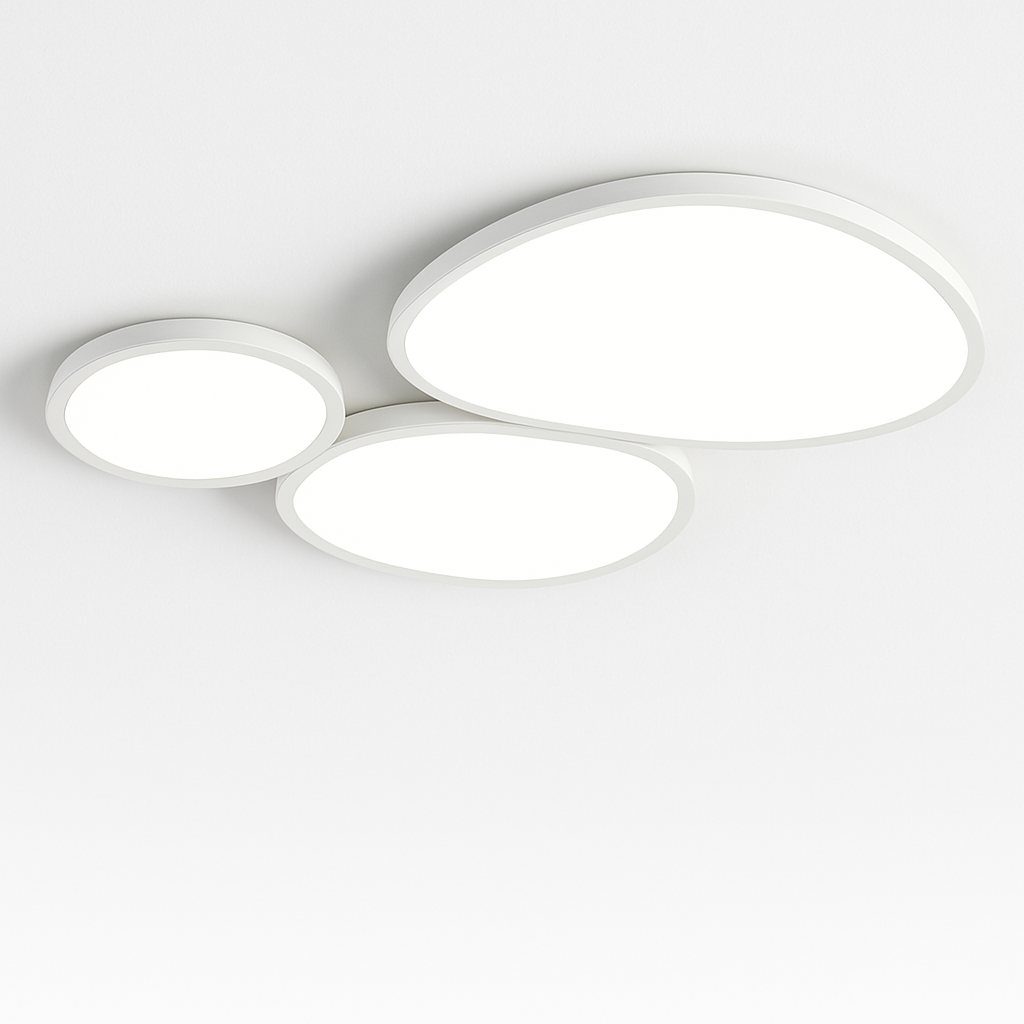 Plafonnier led moderne à intensité variable pour intérieur décoratif Véra Estampe - Une Note Actuelle dans le Décor