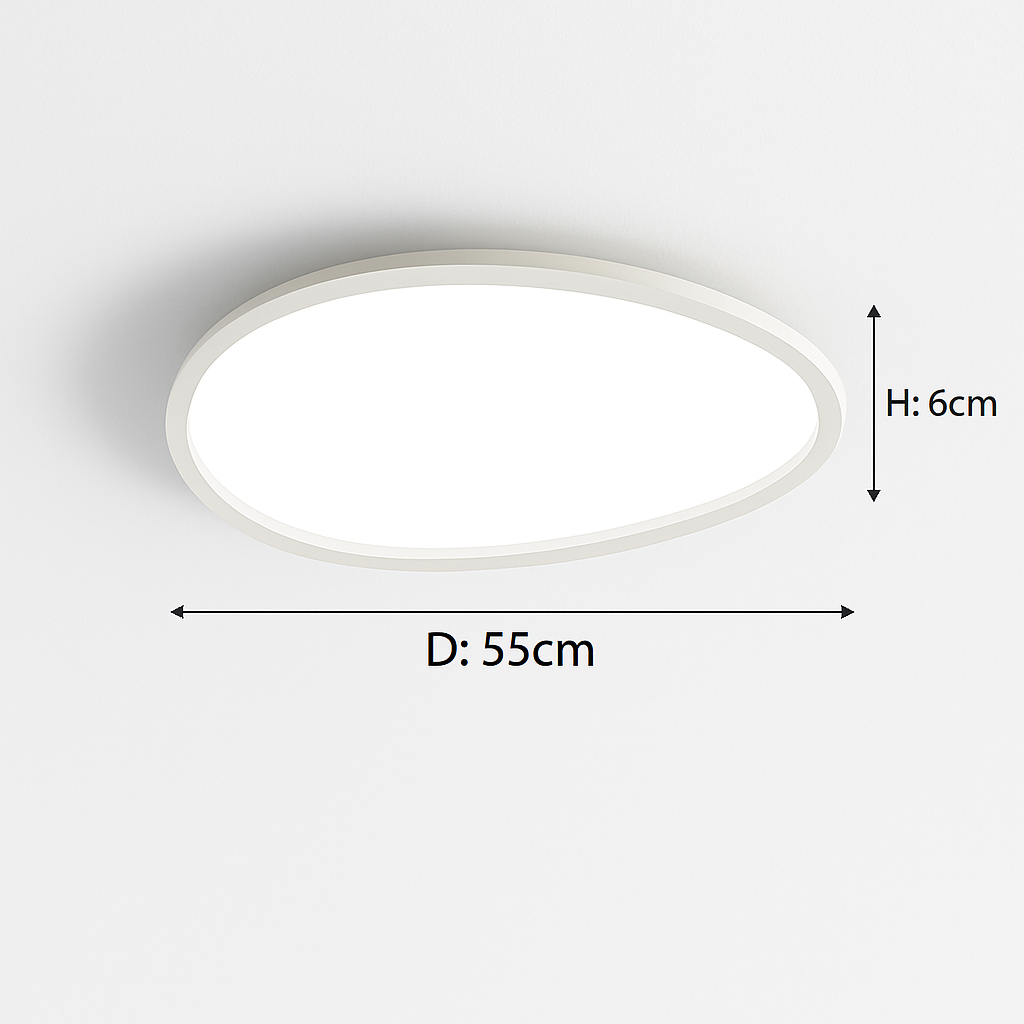 Plafonnier led moderne à intensité variable pour intérieur décoratif Véra Estampe - Une Note Actuelle dans le Décor