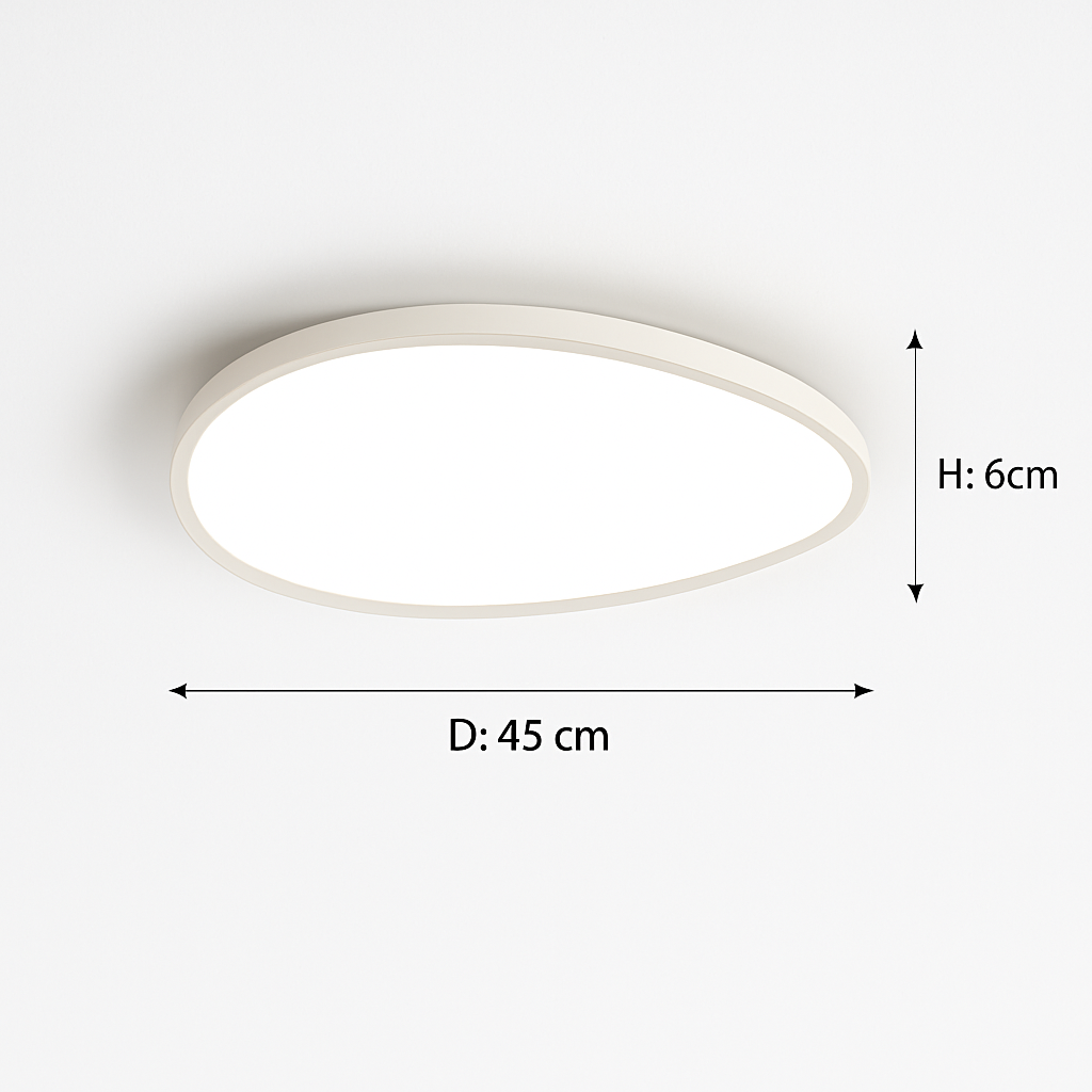 Plafonnier led moderne à intensité variable pour intérieur décoratif Véra Estampe - Une Note Actuelle dans le Décor