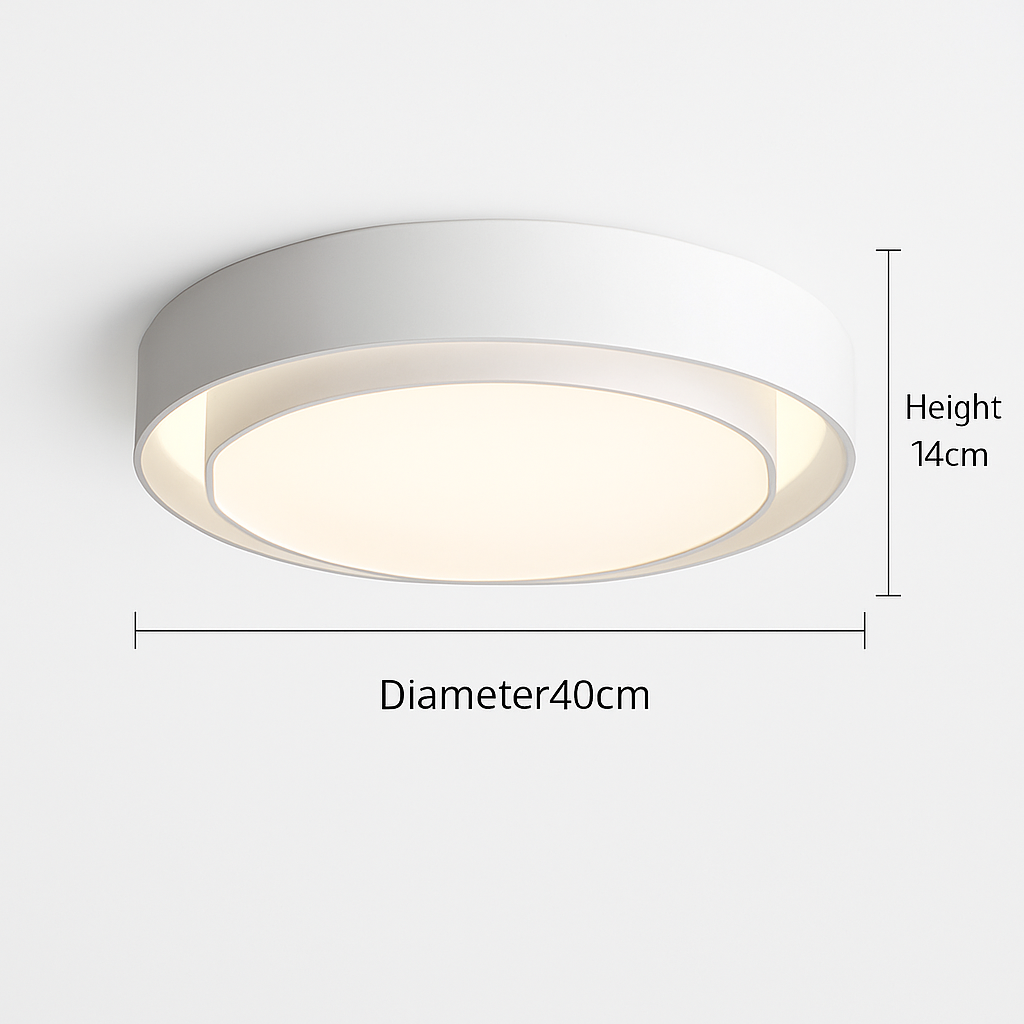 Plafonnier led moderne élégant pour décoration intérieure lumineuse Alban Murmure - Une Note Actuelle dans le Décor