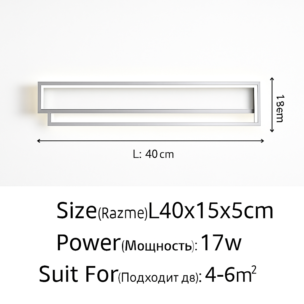 Plafonnier — LED moderne longue bande pour éclairage général