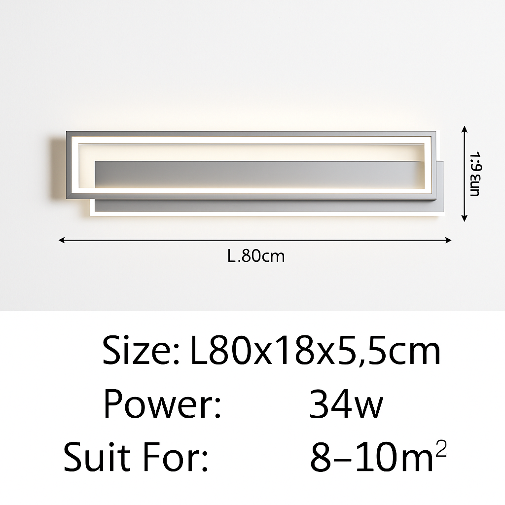 Plafonnier — LED moderne longue bande pour éclairage général